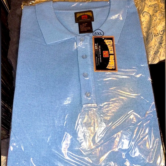 Solid Blue Rare 8XL FB County Charlie Brown Shirt - Picture 10 of 12